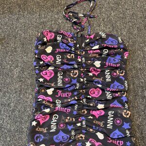 Ganni x Juicy Couture collab halter top size 34